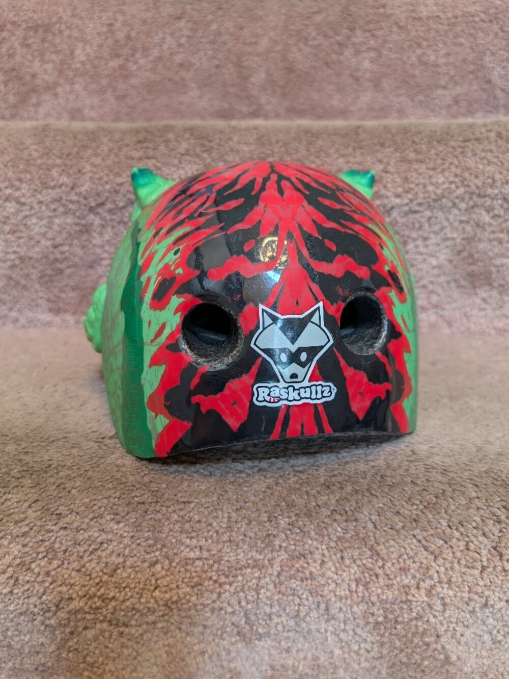 Raskullz helmet dinosaur size small (50-54cm) green red - Picture 4 of 11